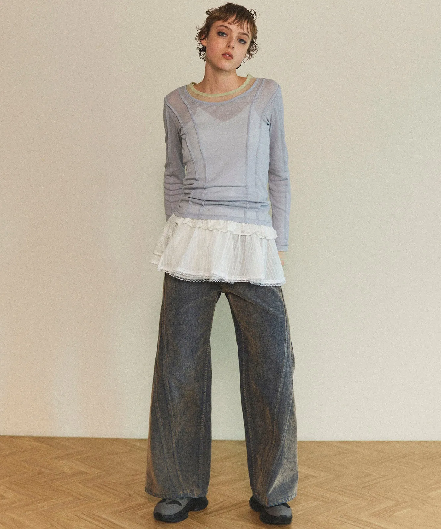 2way Neck Sheer Docking Tops