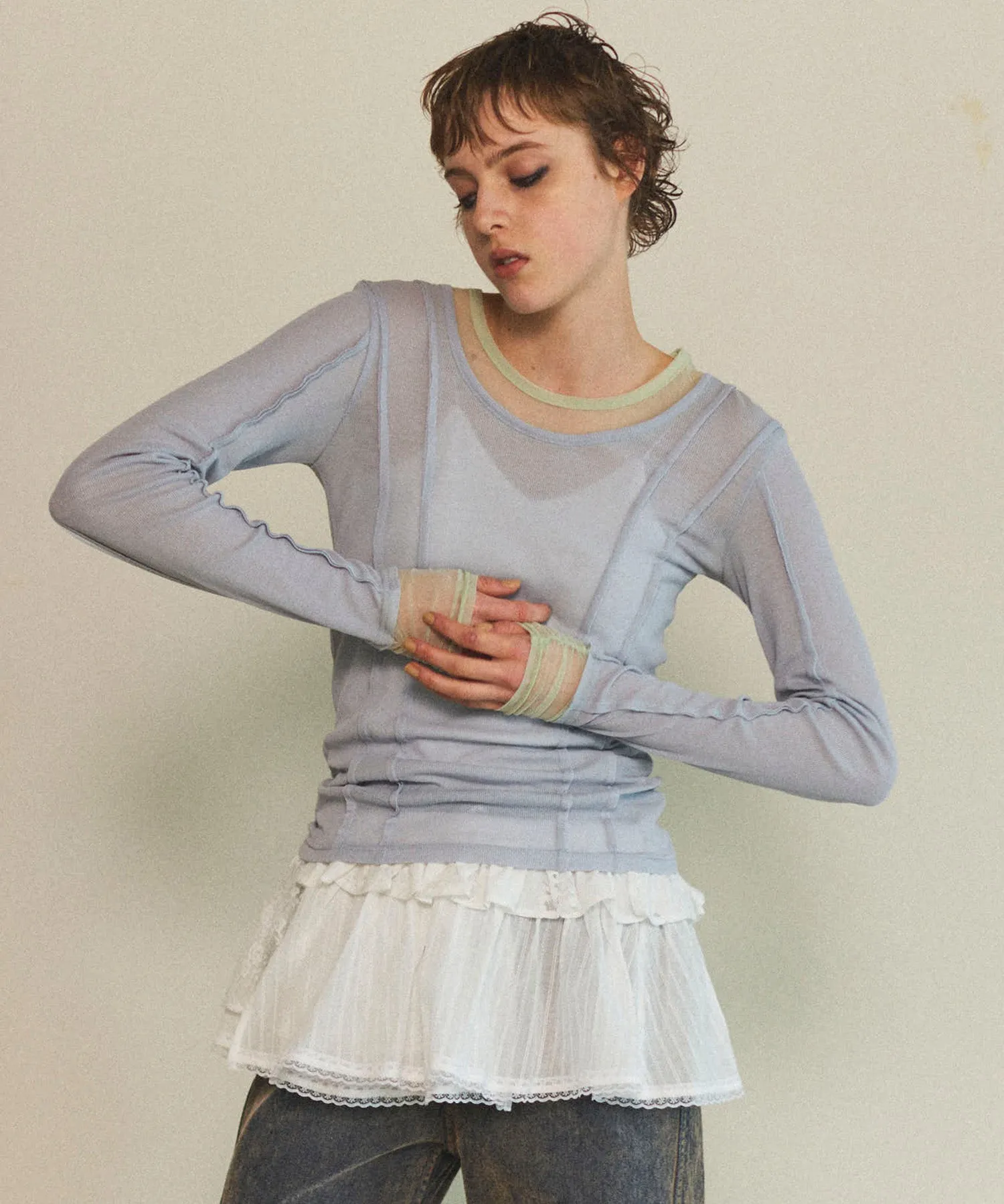 2way Neck Sheer Docking Tops