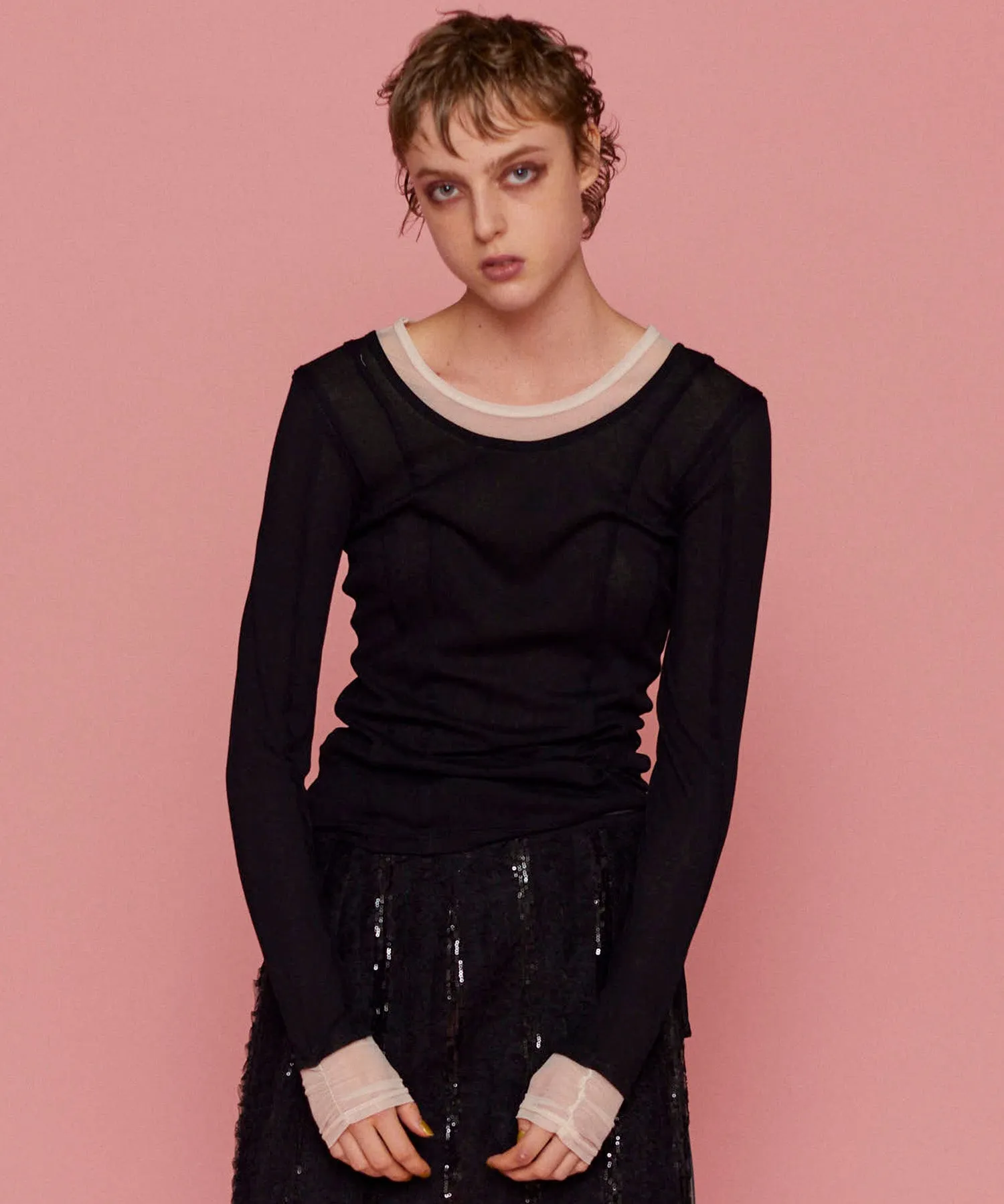 2way Neck Sheer Docking Tops
