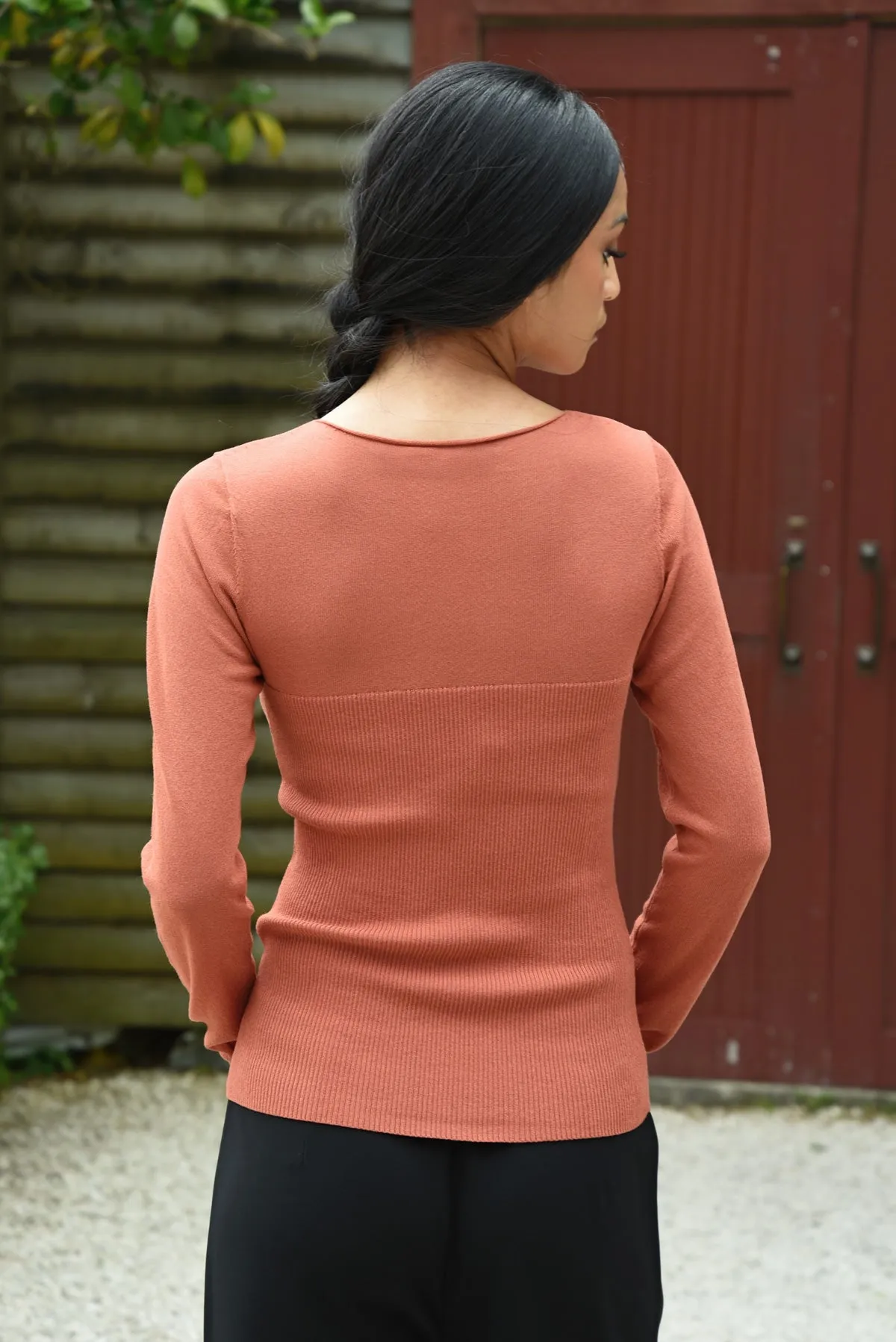 A LITTLE KNIT TOP