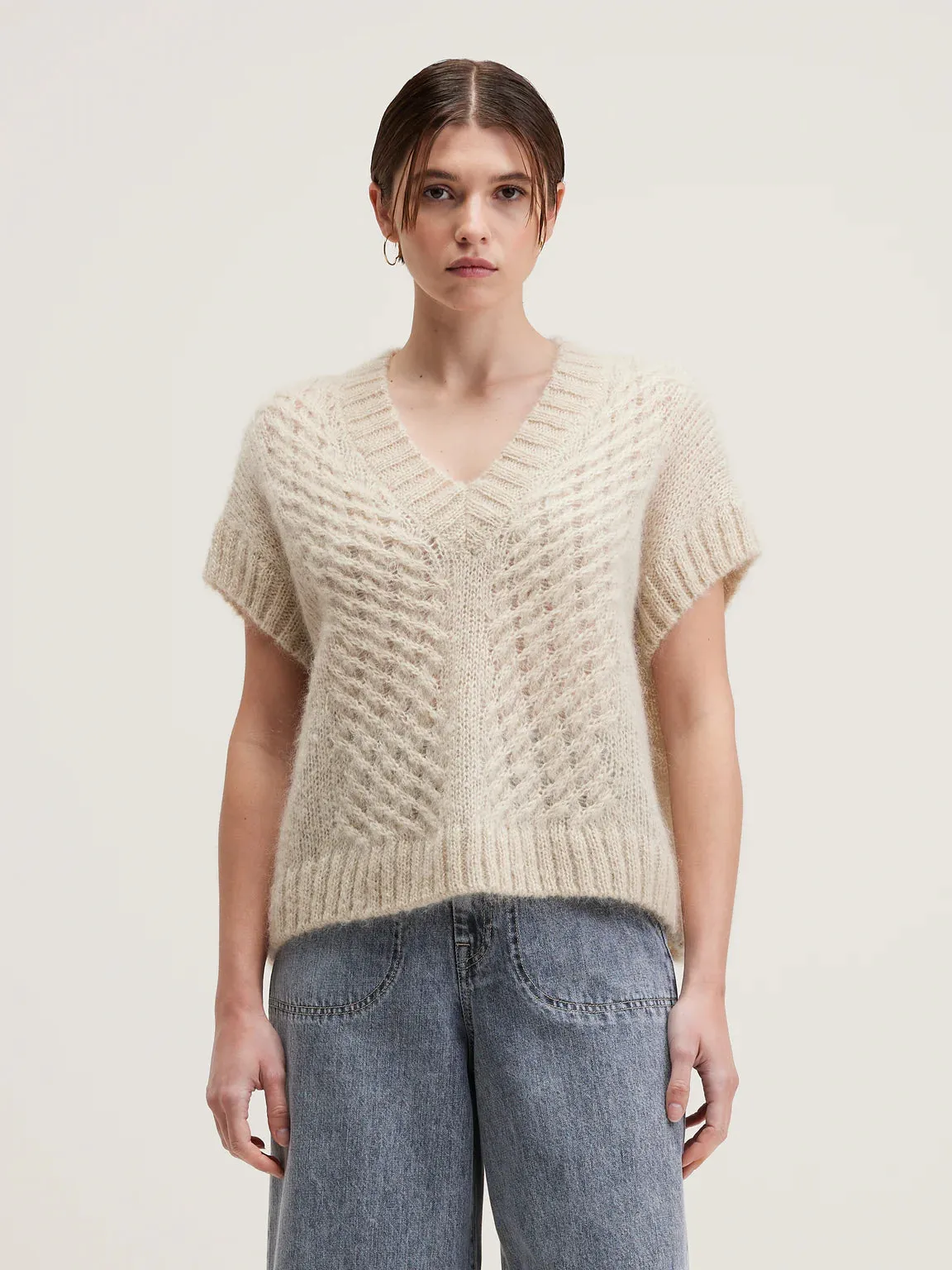 Abevy Knit Vest - Sable