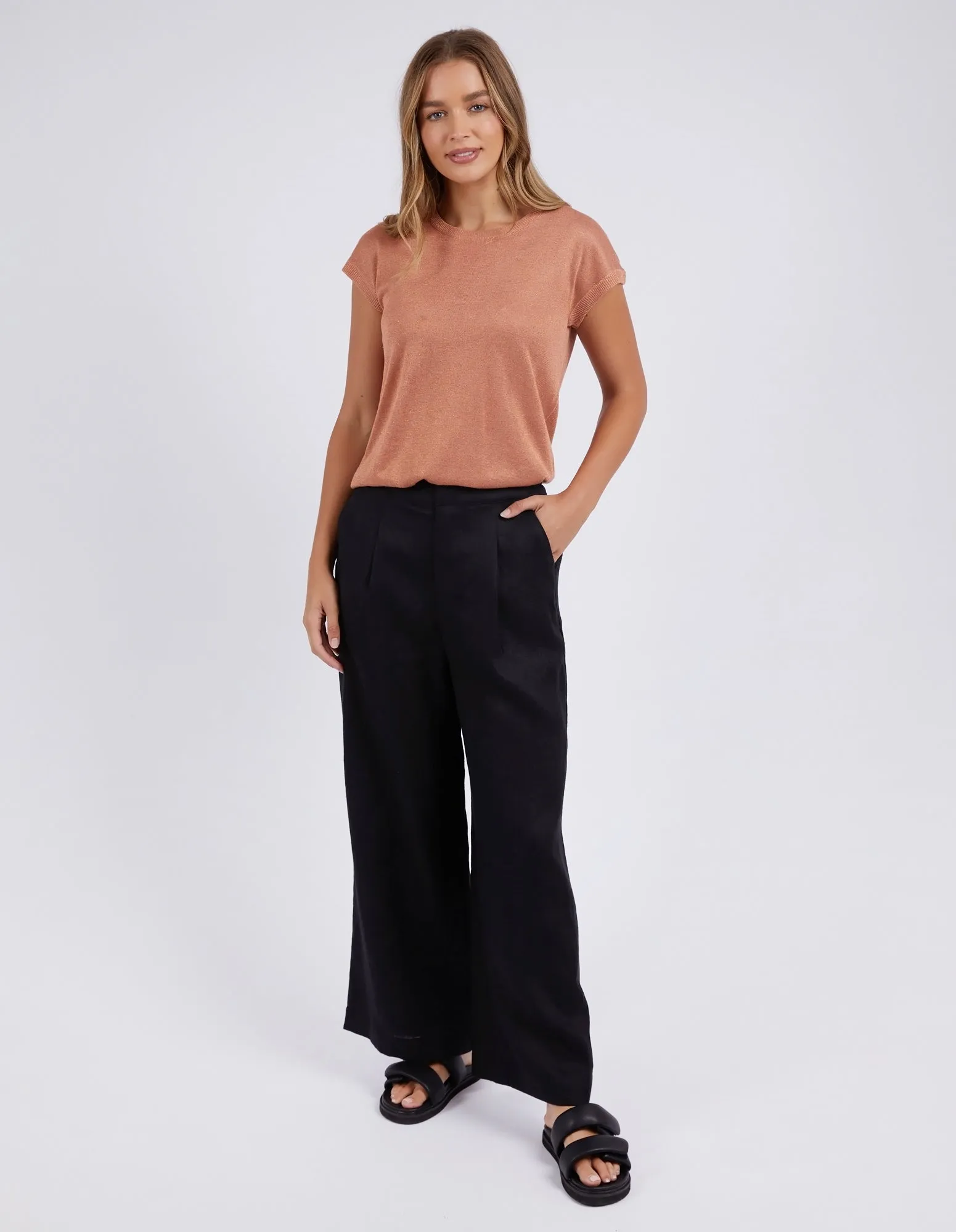 Alma Metallic Knit