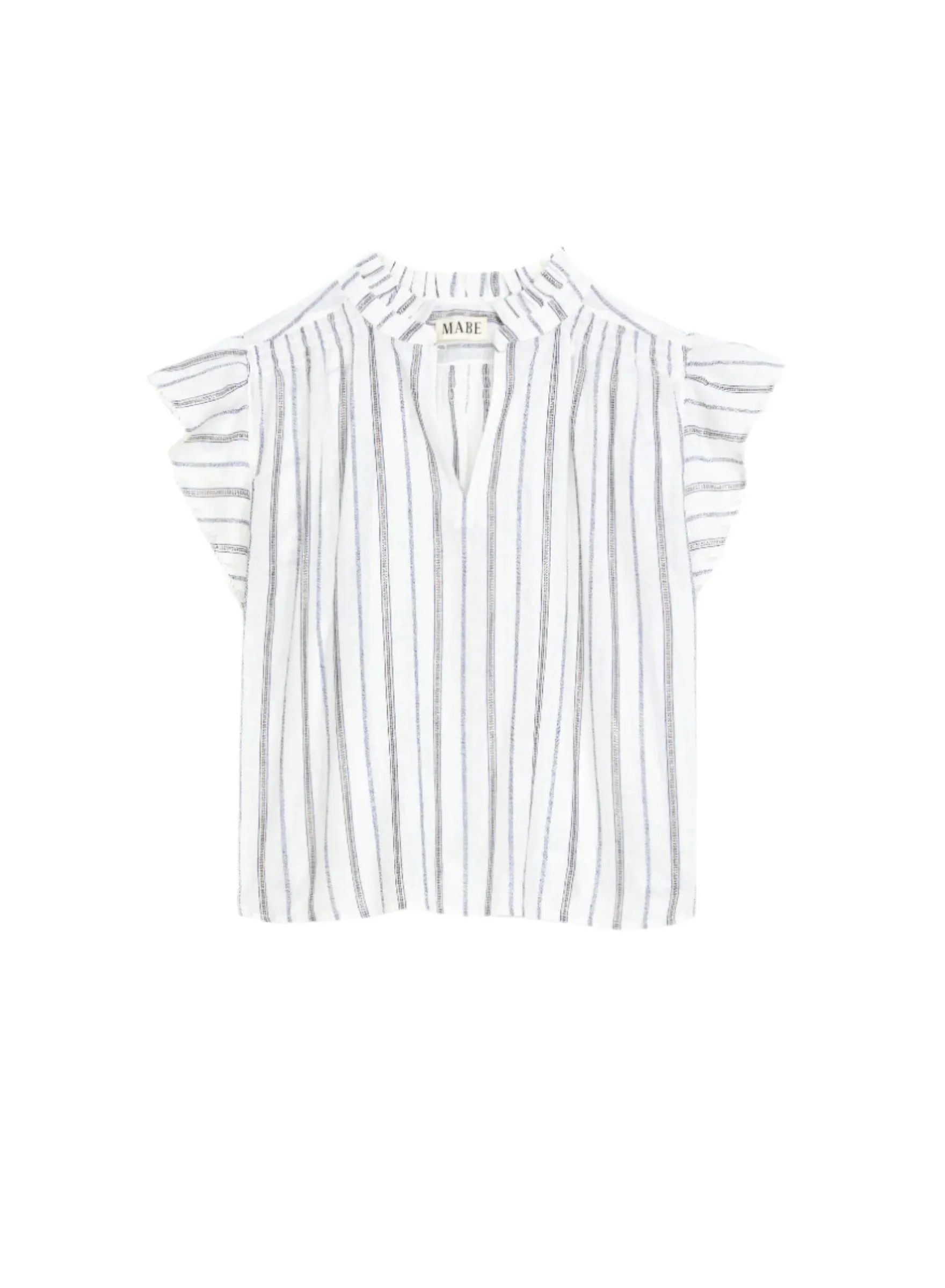 Alma Top - Ecru Stripe