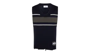 AMBUSH DANGLED RIB KNIT SWEATER VEST VESTS NAVY "Navy"