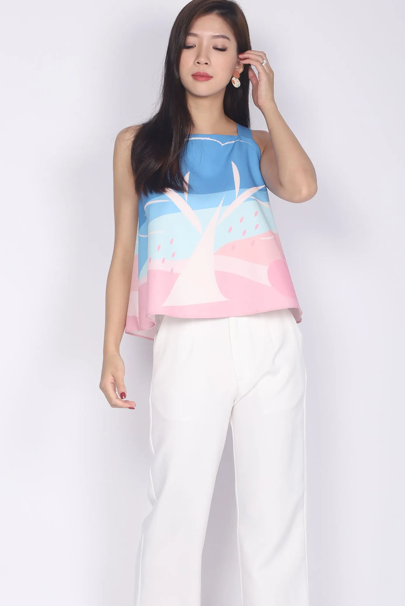Apple Of My Eye Top In Pink/Mint