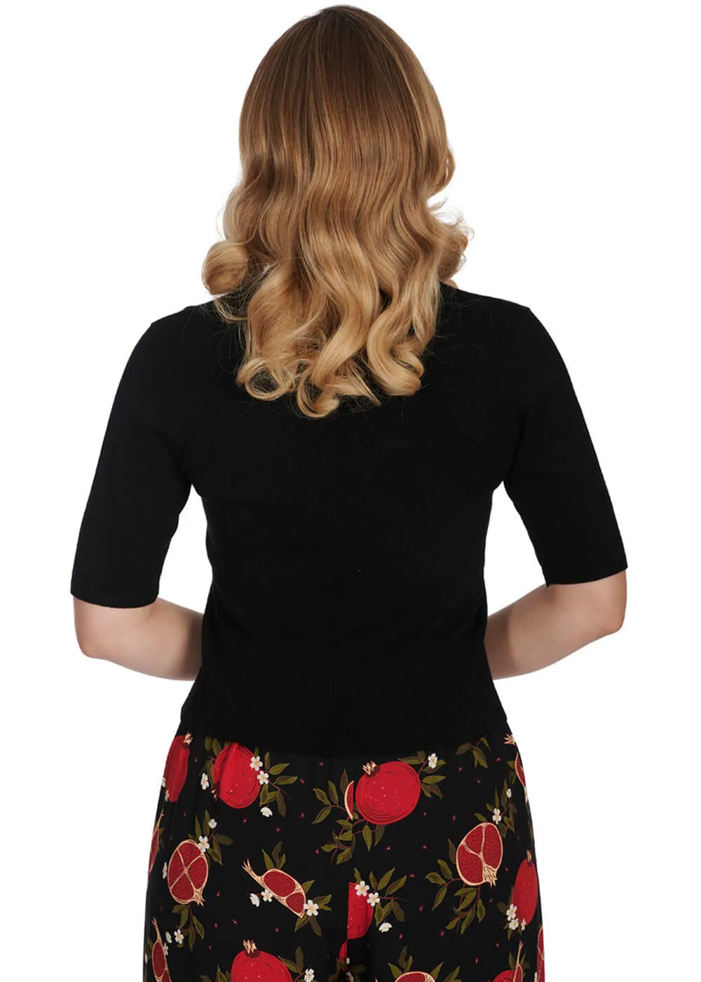 Banned Pomegranate Poloneck Jumper Black
