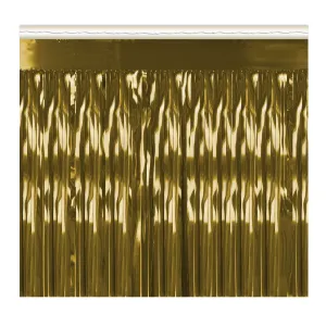 Beistle Gold 1-Ply Metallic Table Skirting - Party Supply Decoration for General Occasion