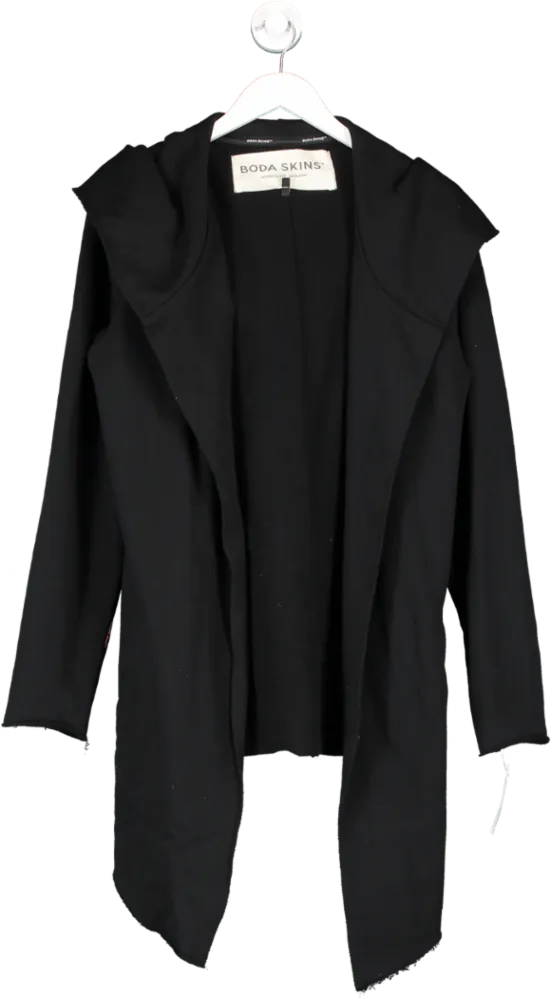 Boda Skins Black Limited Edition Shark Hooded Drape Jacket UK M
