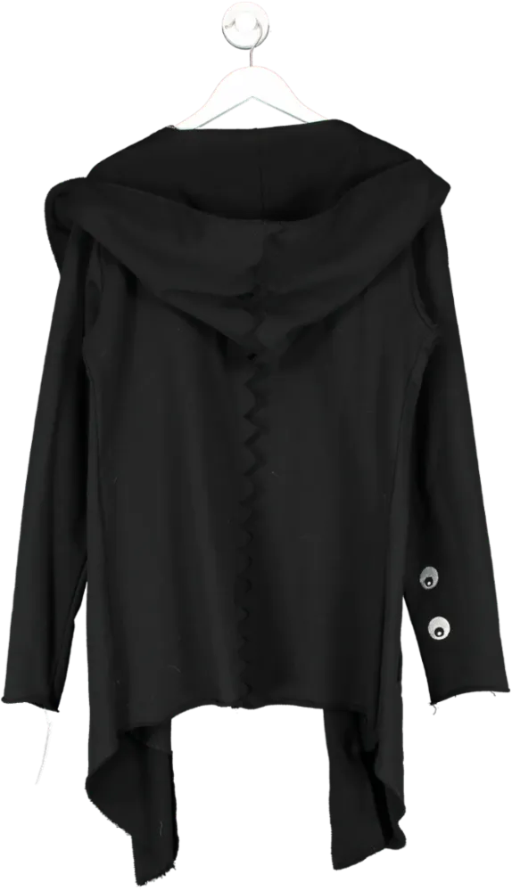 Boda Skins Black Limited Edition Shark Hooded Drape Jacket UK M