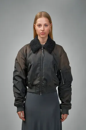 Bomber Jacket Furry Collar
