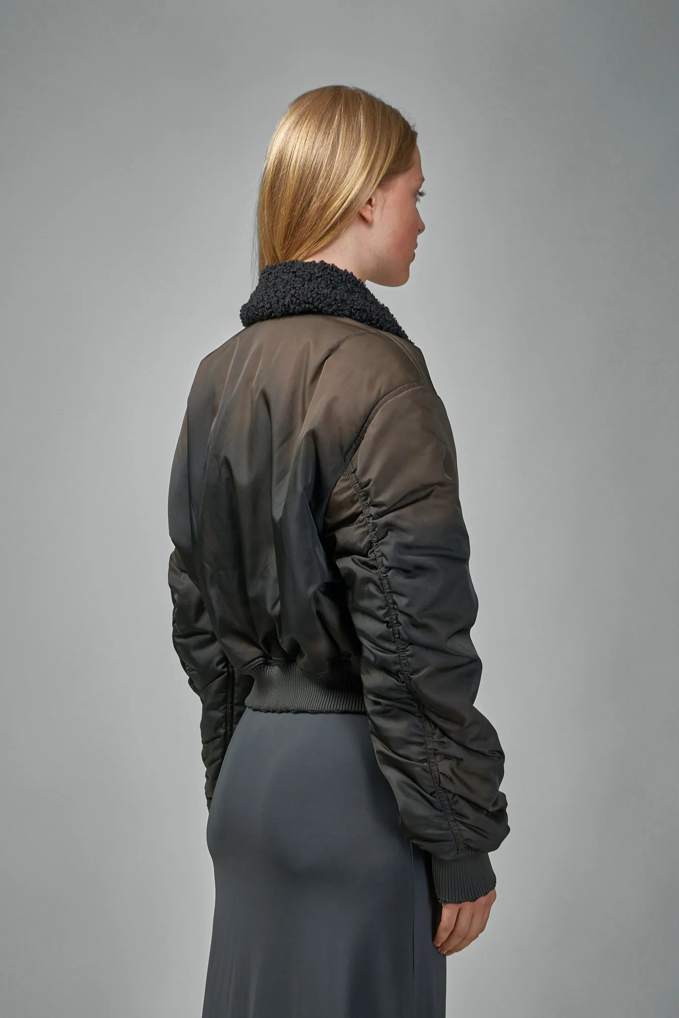 Bomber Jacket Furry Collar