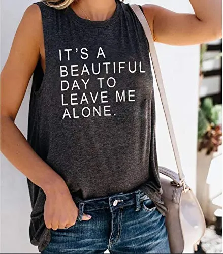 BOMYTAO Sarcastic Tank Top