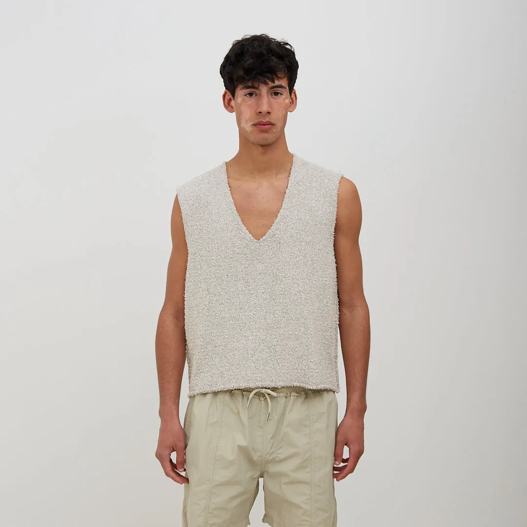 Boucle Knit Vest