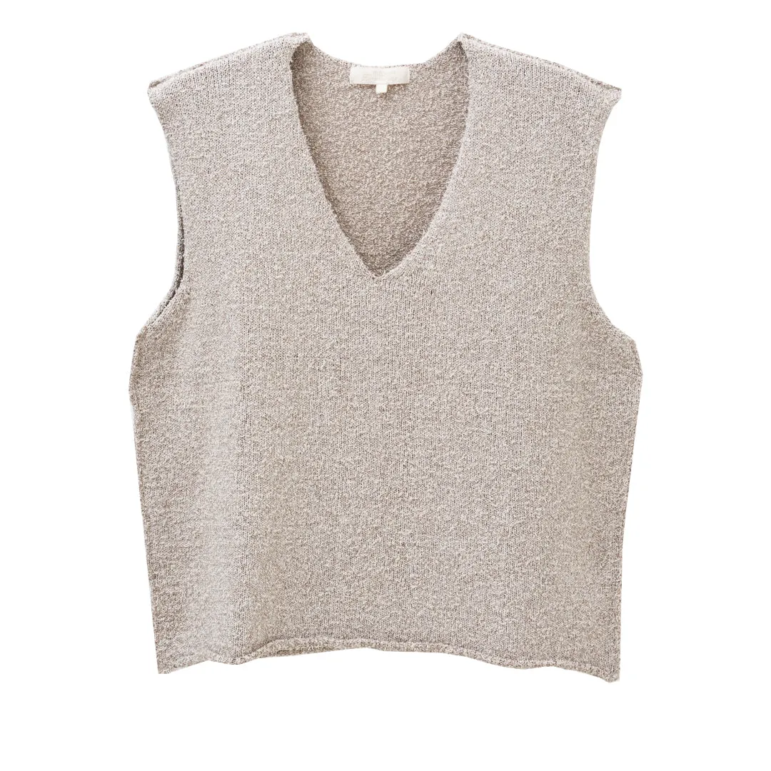 Boucle Knit Vest
