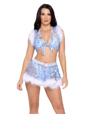 Butterfly Kisses Tie-Top 6244