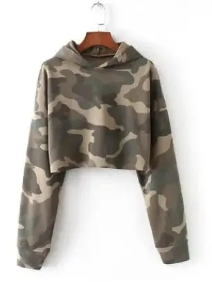 Camouflage Running Hooded Jacket