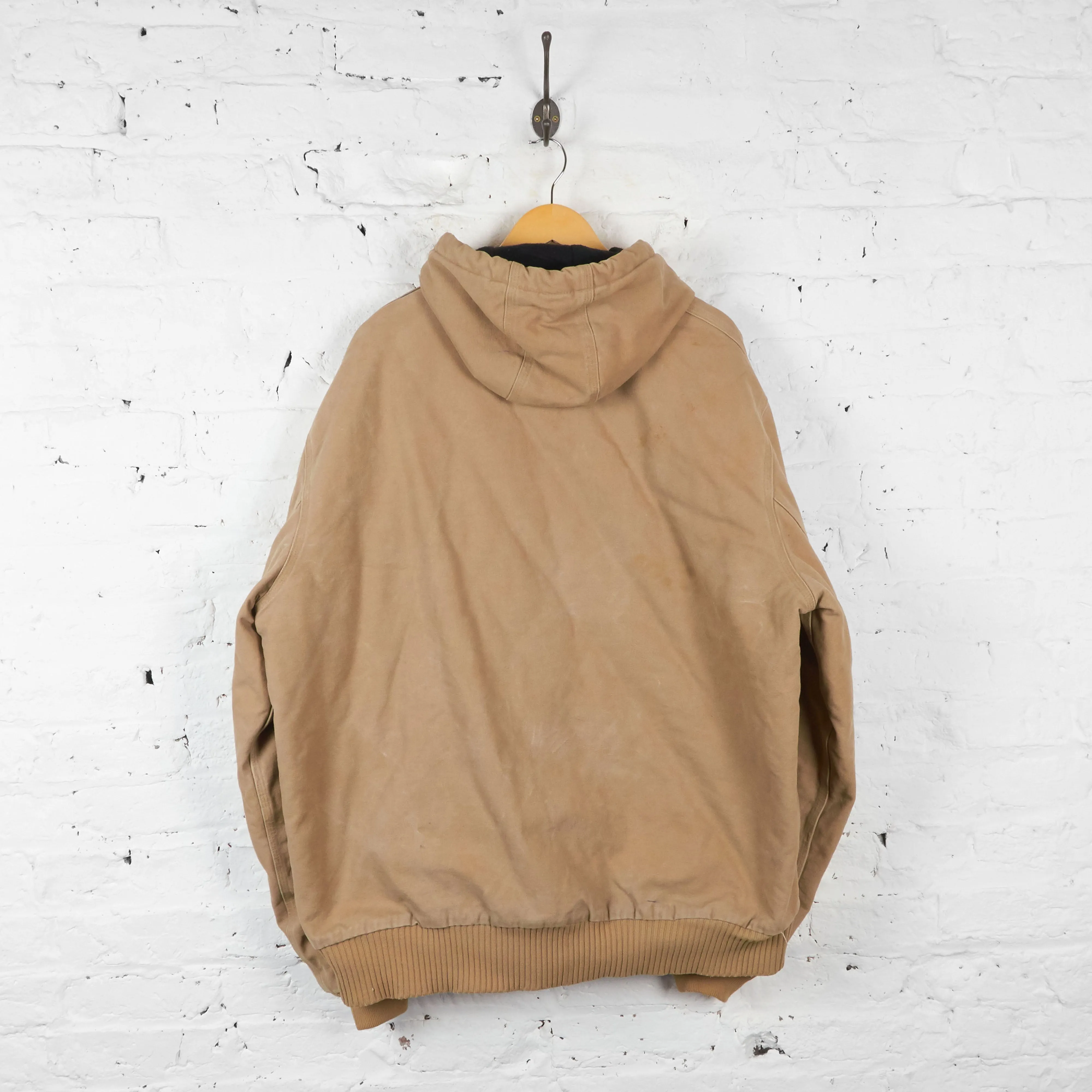 Carhartt Hooded Work Jacket - Beige - XXL