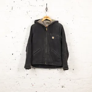 Carhartt Hooded Work Jacket - Black - S