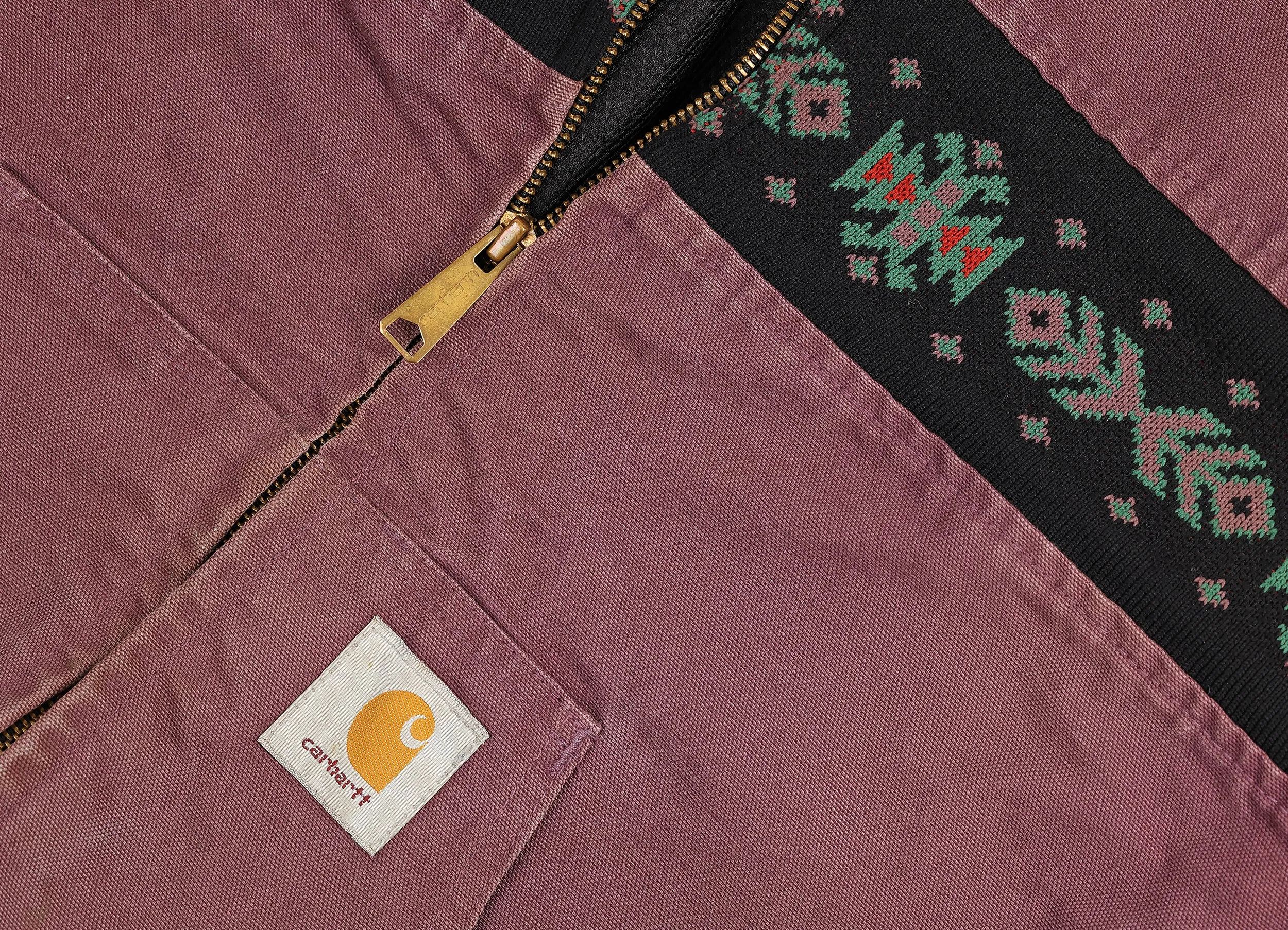 Carhartt Hooded Work Jacket - Purple - XL