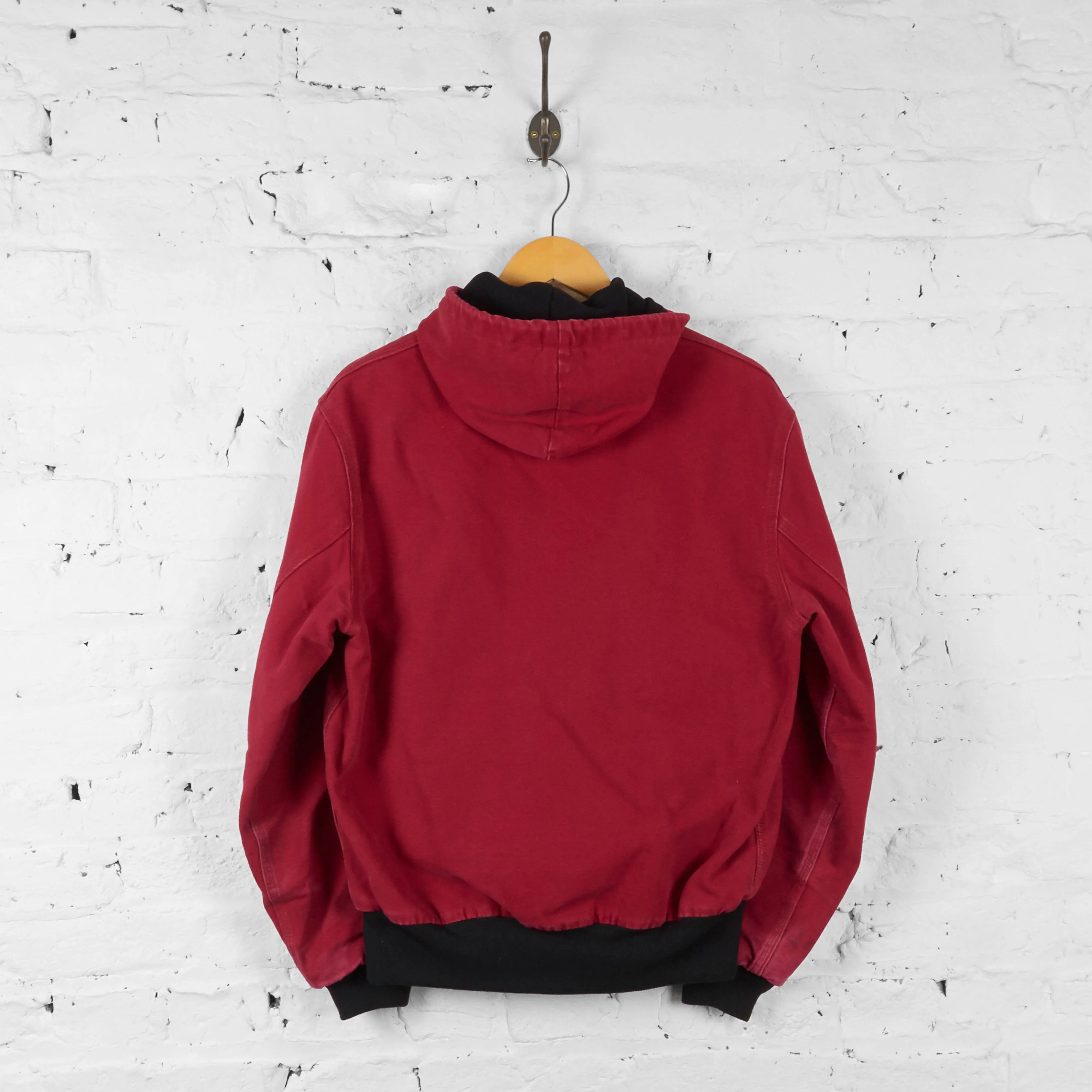 Carhartt Hooded Work Jacket - Red - S