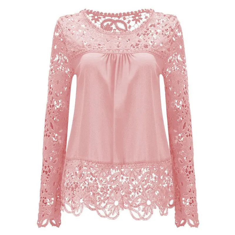 Chiffon Long Sleeve Women Blouses White Lace Up Ladies Women Tops Women Shirts Clothing Plus Size