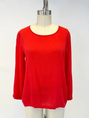 Cop. Copine Crepe & Organza Top