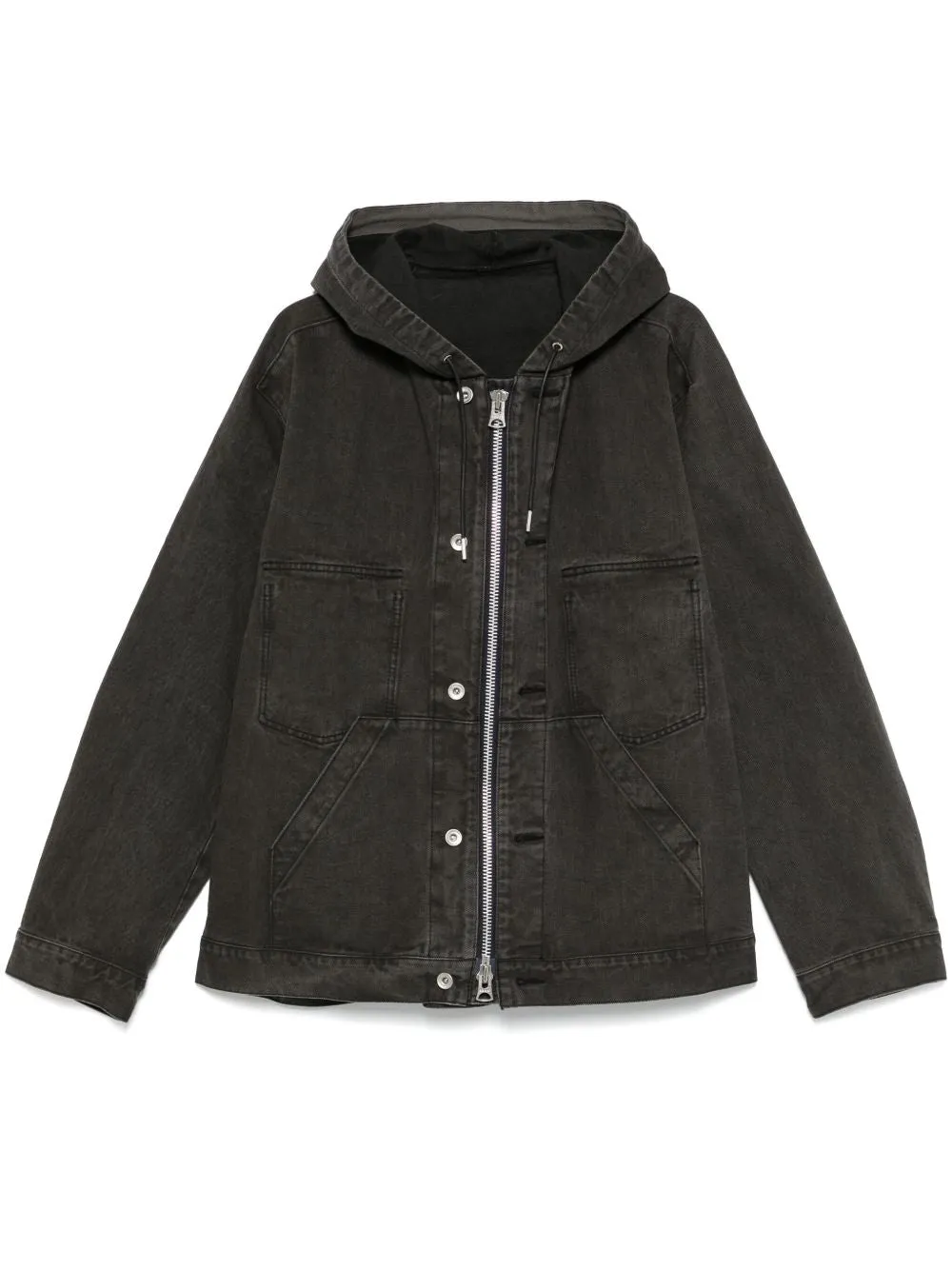 Cotton hooded jacket
