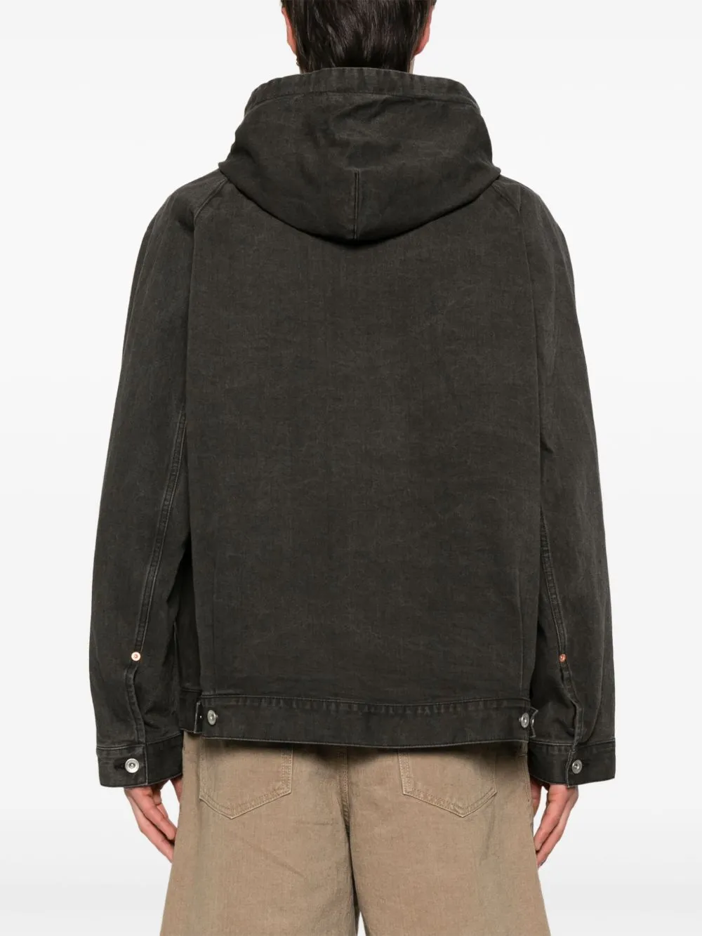 Cotton hooded jacket