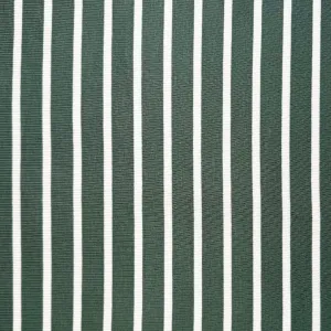 Cotton Knit Green/White Stripe Wide [2x1 Ribbed]