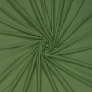 Cotton Knit Plain Fern Green