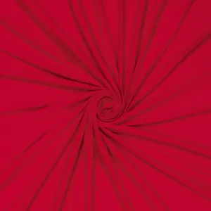 Cotton Knit Plain Red