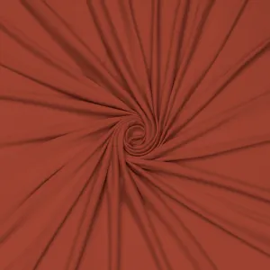 Cotton Knit Plain Rust