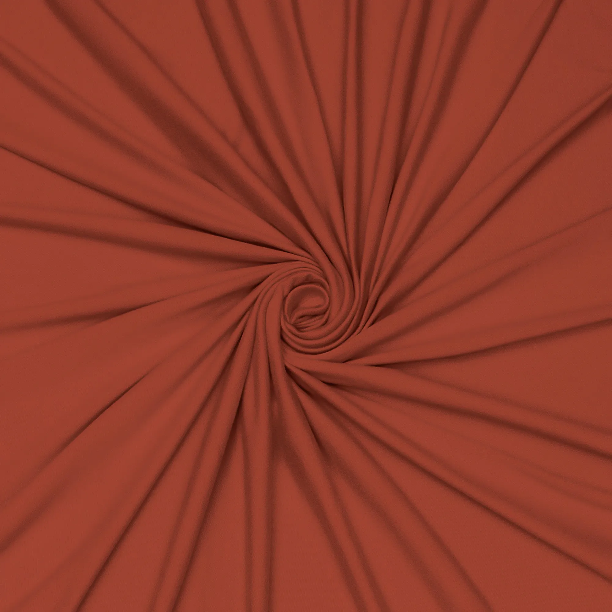 Cotton Knit Plain Rust