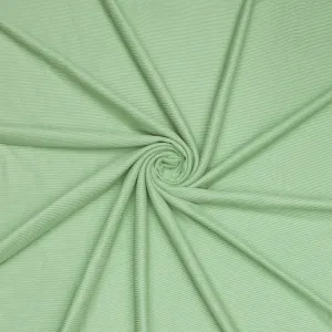 Cotton Knit Ribbed Sage