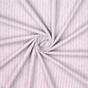 Cotton Knit Stripe Baby Pink
