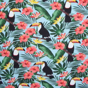 Cotton Knit Tropical Island