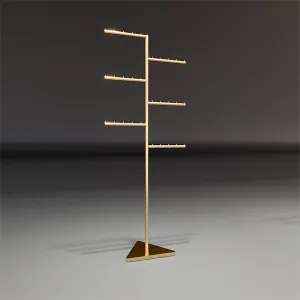 CR068 Commercial Coat Display Metal Rack Standing Detachable