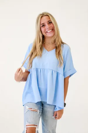 Cruise Into You Top in Blue