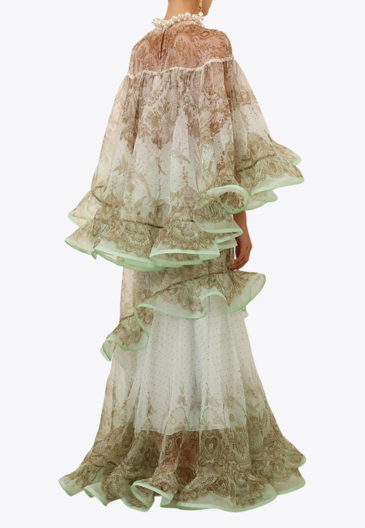 Crush Flutter Ruffled Maxi Skirt
