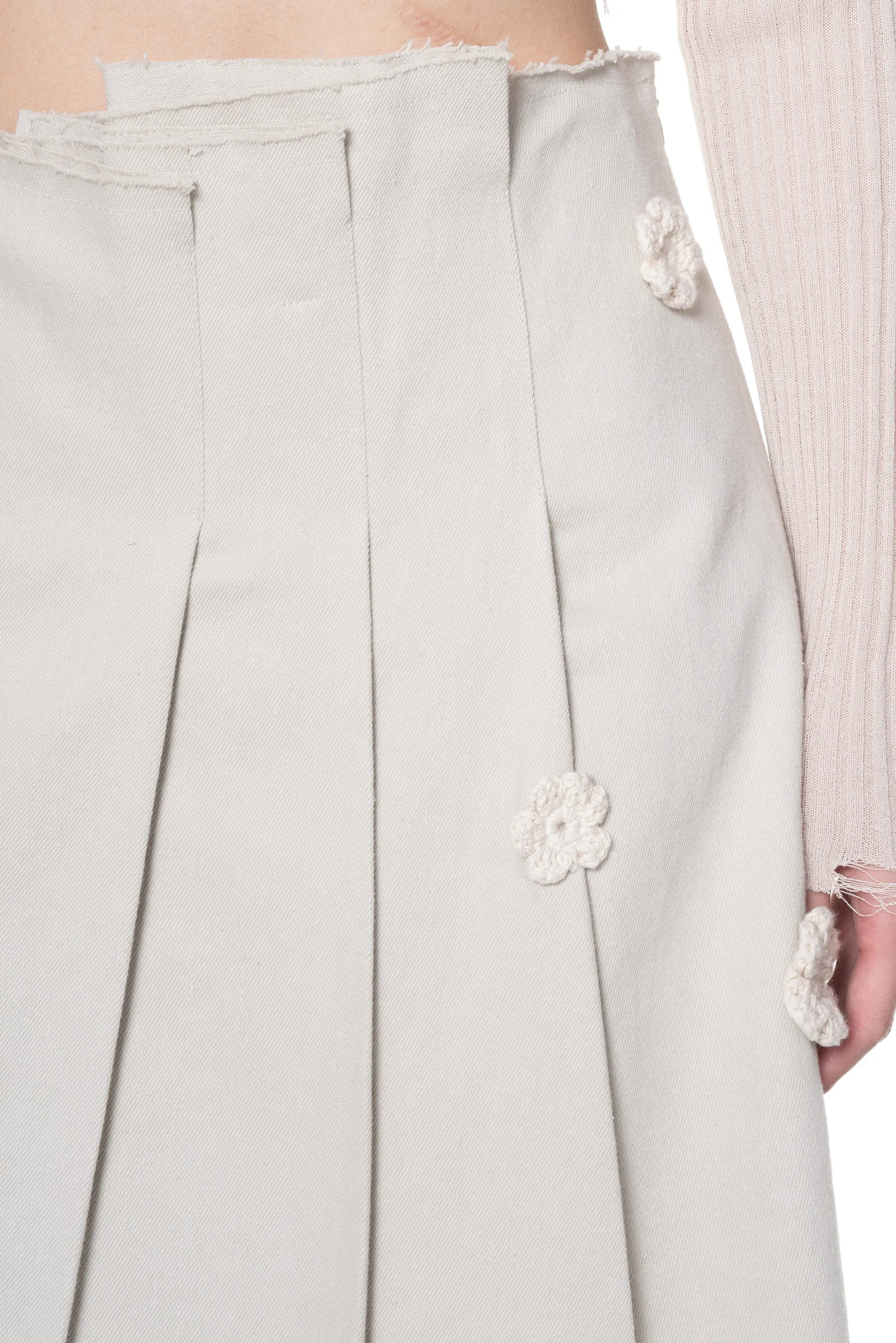 Daisy Pleated Mini Skirt