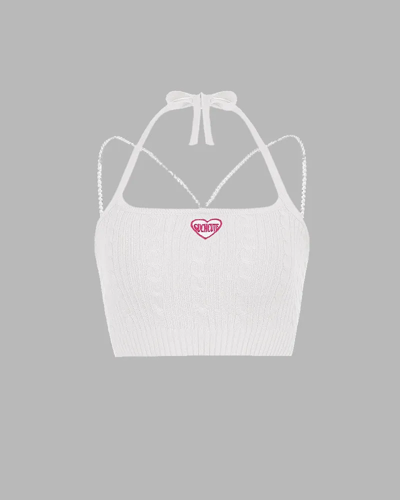 Danbury Ribbons Chain Top