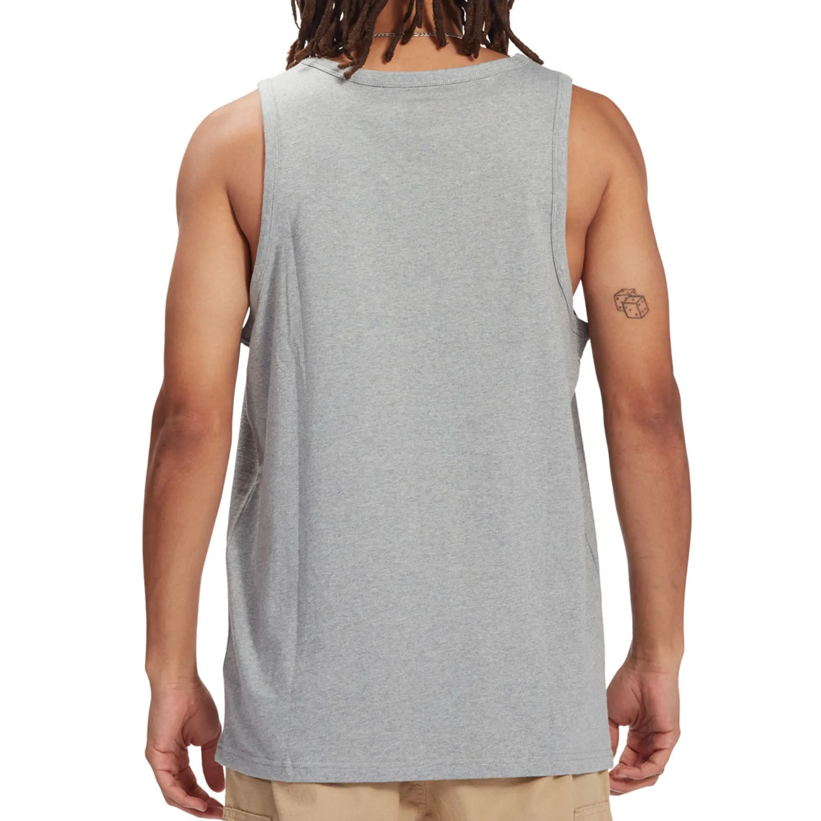 DC Shoes Mens DC Star Pocket Cotton Sleeveless T-Shirt