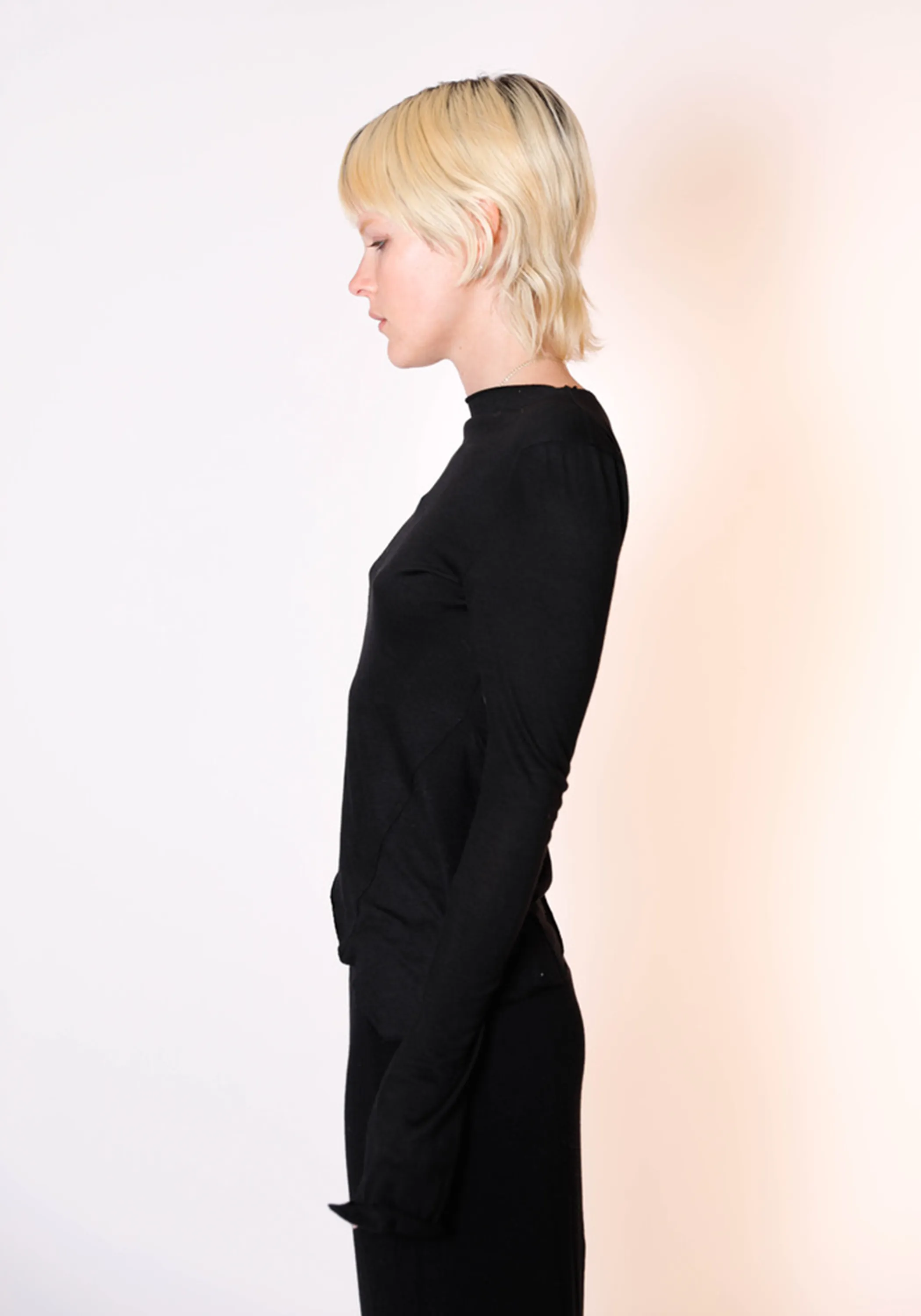 Demeter Long Sleeve Top in Midnight