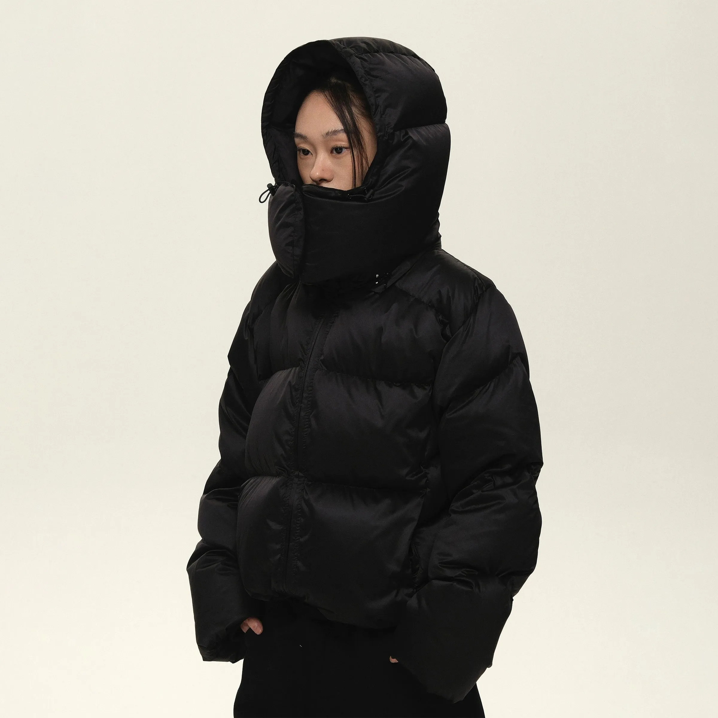 Detachable Hood Puffer Jacket