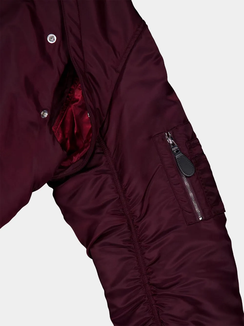 Detachable Sleeve Bomber Jacket