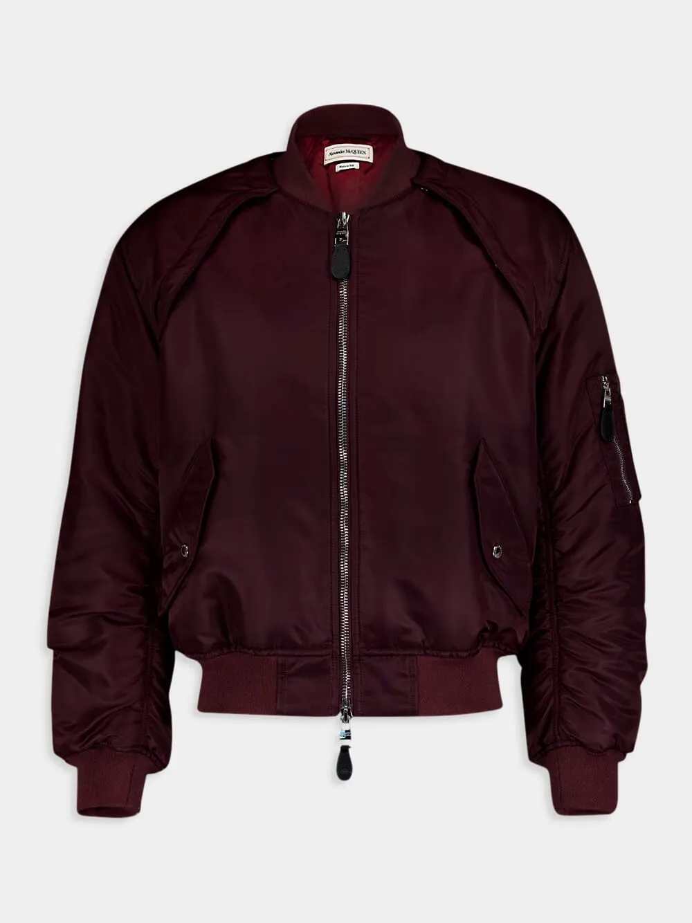 Detachable Sleeve Bomber Jacket