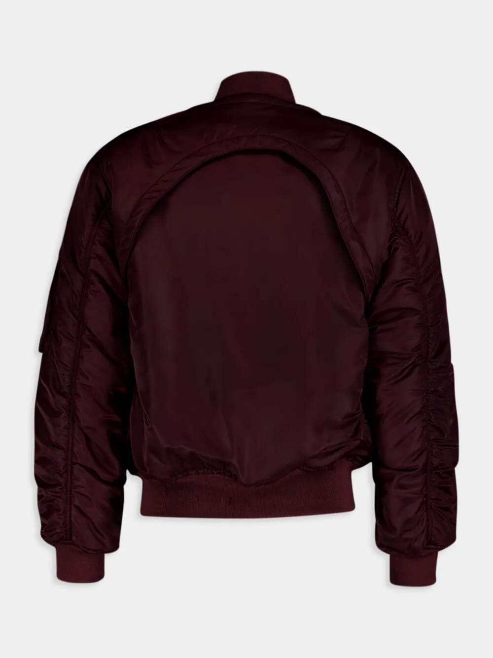 Detachable Sleeve Bomber Jacket