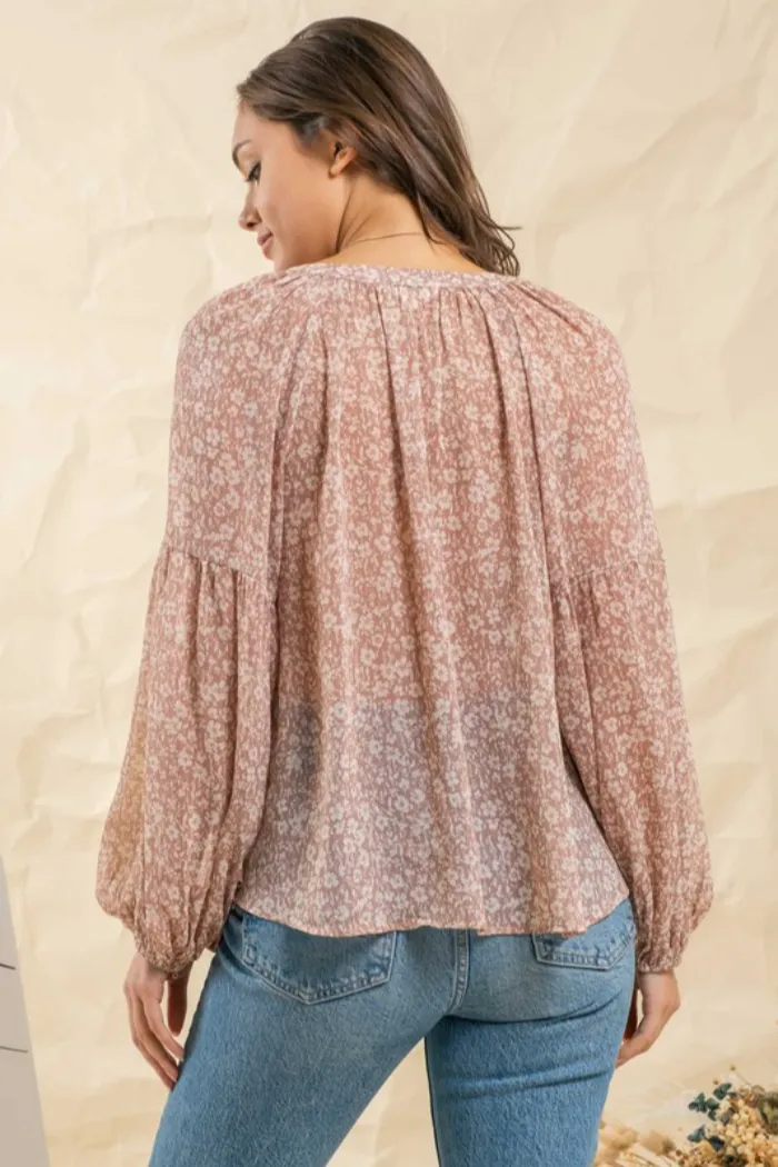 Ditsy Floral Blouse