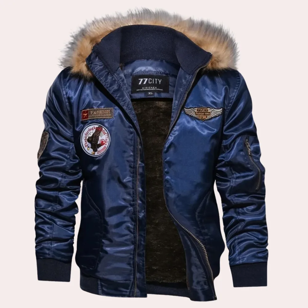 Donald - stylish hooded winter coat for men