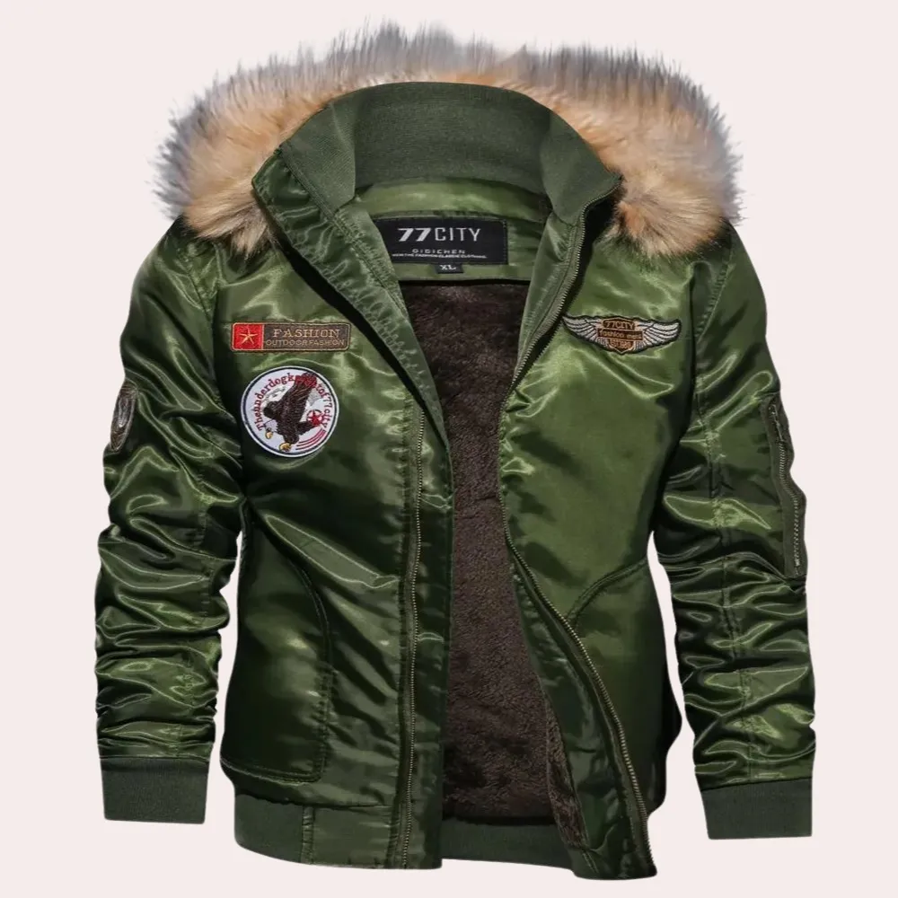 Donald - stylish hooded winter coat for men